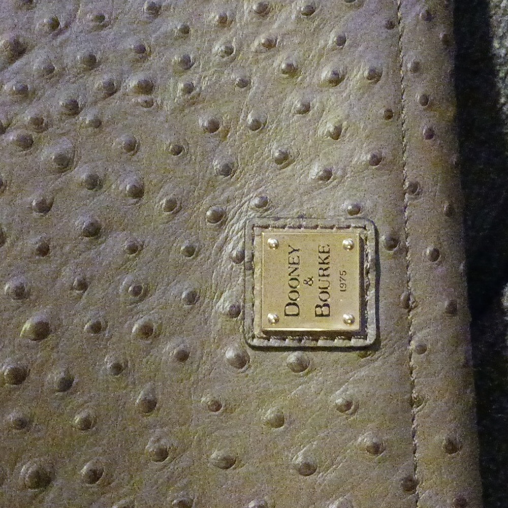 Dooney & Bourke Ostrich Leather.